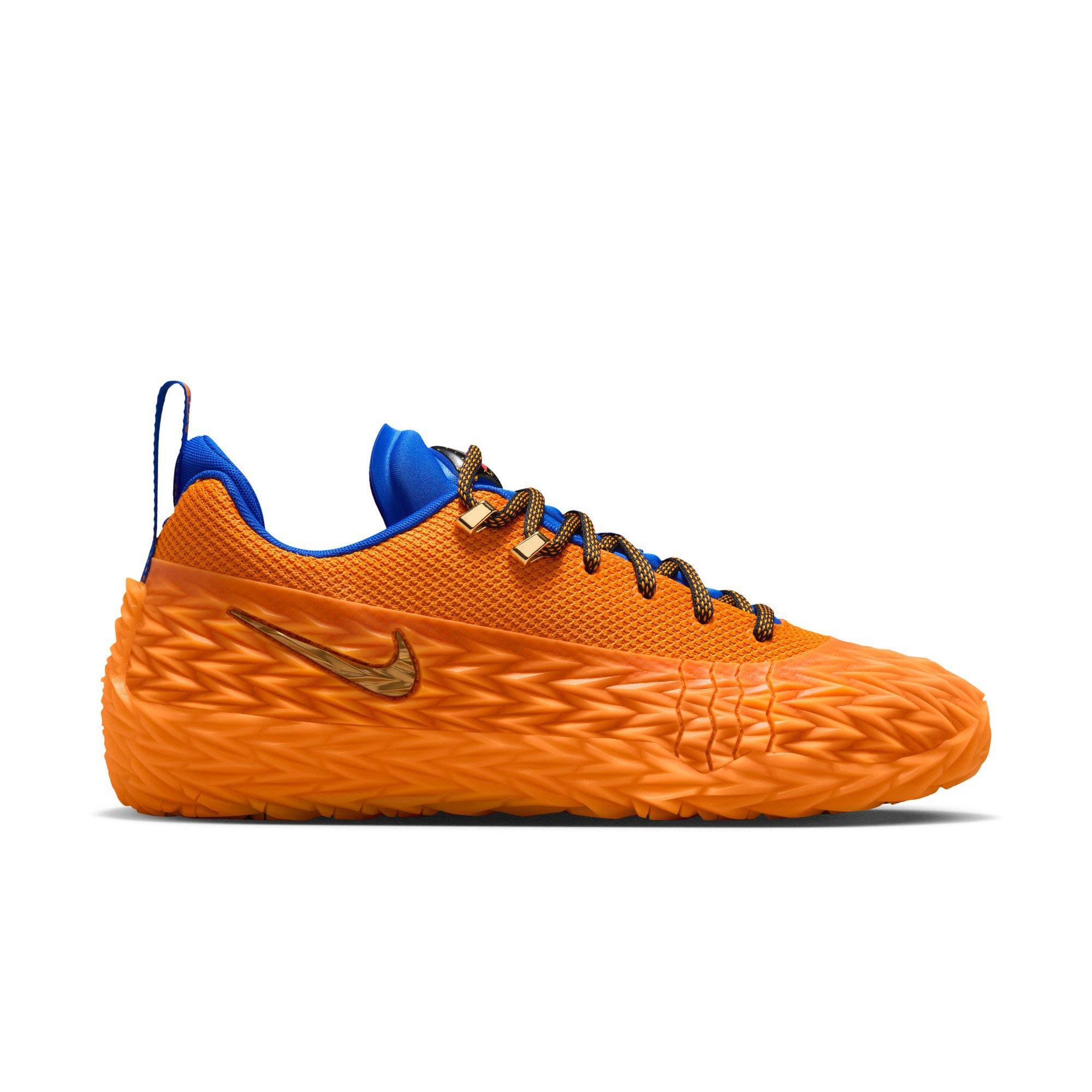 Nike S.T. Charge "Detroit Tough" Men's Basketball Shoe - BRIGHT CERAMIC/METALLIC GOLD